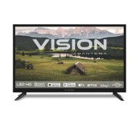 VISION • TV 32” con Marco y Cristal Templado Mate • dS procesador + IA • LED HD • Bluetooth • Sonido envolvente Dolby Surround