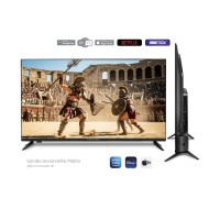 EXILON • TV 43” Cristal Ultra Resistente sin Marco dS procesador + IA • FULL HD • Sonido envolvente Dolby Surround