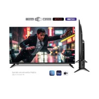 TRIMAX • TV 55” Cristal Ultra Resistente sin Marco dS procesador + IA • 4K • Sonido envolvente Dolby Surround