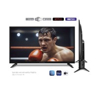 LUXIOR • TV 43” con Marco y Cristal Templado Mate dS procesador + IA • FULL HD • Sonido envolvente Dolby Surround