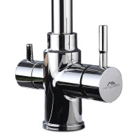 Grifo Livoro 3 Vias • Ósmosis Inversa • Conexiones Tubos 1/4 y 3/8