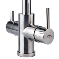 Grifo Vornix 4 Vias • Ósmosis Inversa • Conexiones Tubos 1/4 y 3/8